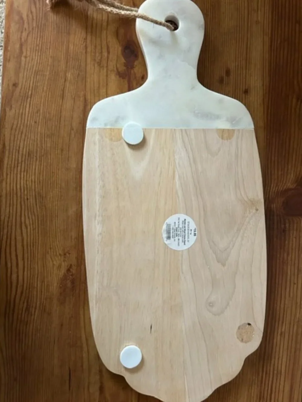 Threshold Marble & Wood Cheese Board-NWOT